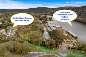 Austin Oasis Escape Walk to Lake and Near Boat Launch